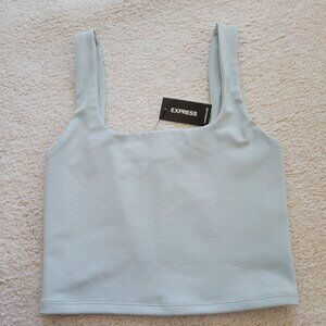 NWT EXPRESS - Body Contour High Compression Square Neck Cropped Tank (Size XS)